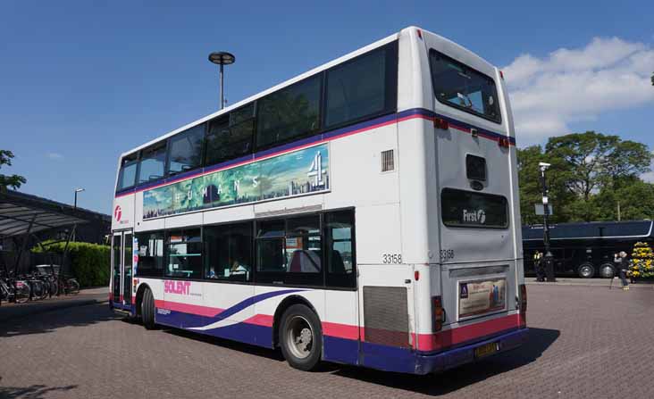 First Solent Dennis Trident Plaxton President 33158